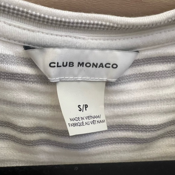 Club Monaco Sleeveless Tie Crop Top - Picture 3 of 4